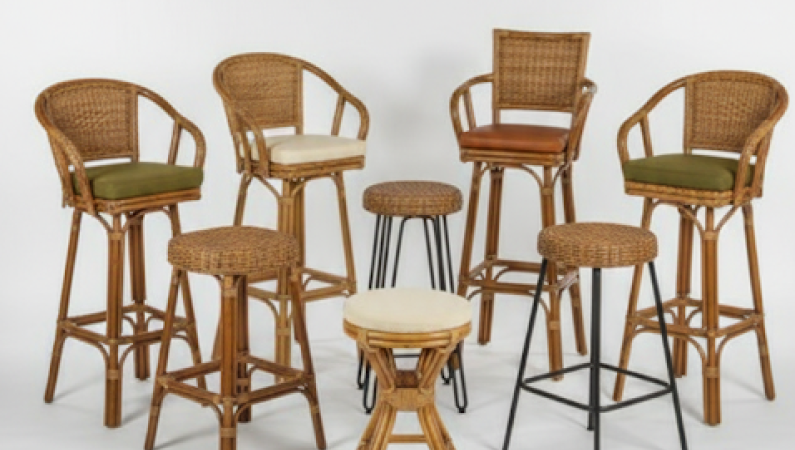 Banquetas em Fibra Natural , Fibra Sintética e Corda Náutica